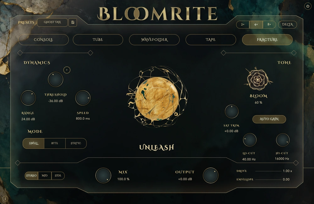 Bloomrite with the Fracture style selected.